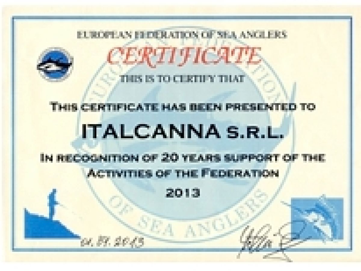 Recognized by the European Federation E.F.S.A.